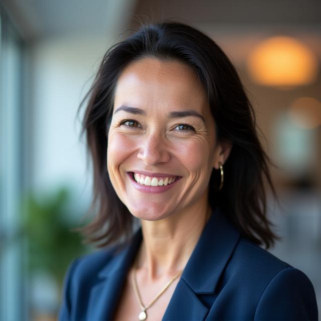 Professional headshot of Jane Doe, Founder & Senior Advisor at Unik Filen, smiling confidently.